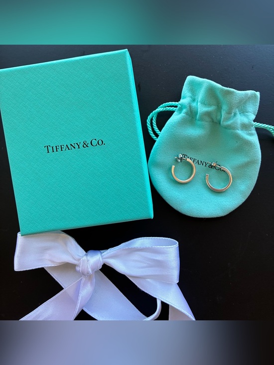 Tiffany & Co. Jewelry - Tiffany & Co. Small 1837 Hoops Sterling Silver
